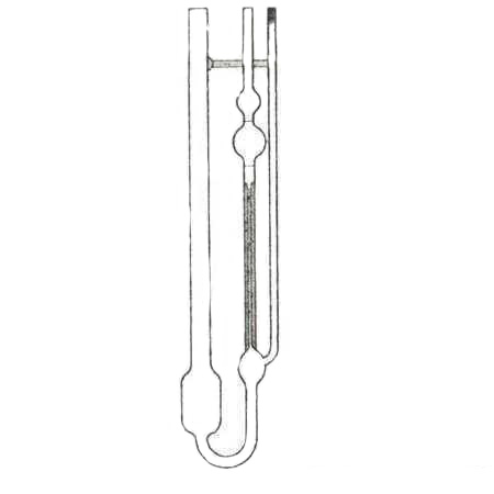 玻璃儀器，1836帶常數(shù) 三管烏氏粘度計(jì)（稀釋型）0.46mm